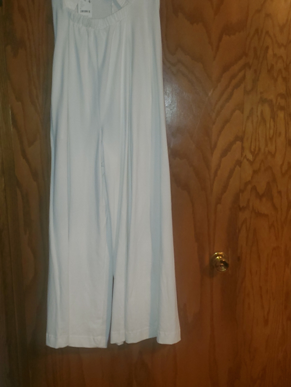 Free People  Kamora Strapless Wide-Leg White/Ivory Jumpsuit - Picture 3 of 3